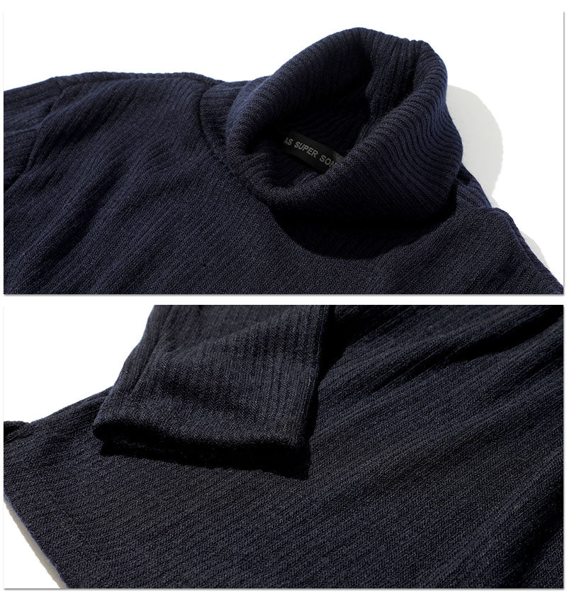 日本製ブランド タートルネック ニット セーター メンズ かっこいい