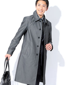 プレミアムロングステンカラーコート 日本製