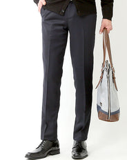 日本製 プレミアムウール100%裏付ノータックスラックス Designed by Bizfront in TOKYO