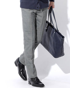 日本製 プレミアム千鳥格子チェック柄スラックス Designed by Bizfront in TOKYO