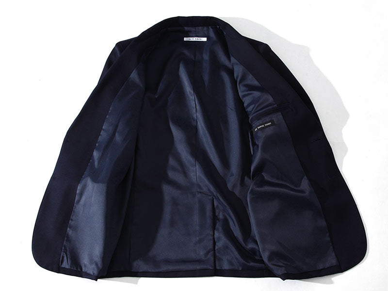 日本製 プレミアムウール100%無地テーラードジャケット Designed by Bizfront in TOKYO