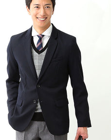 プレミアムウール100%無地テーラードジャケット 日本製