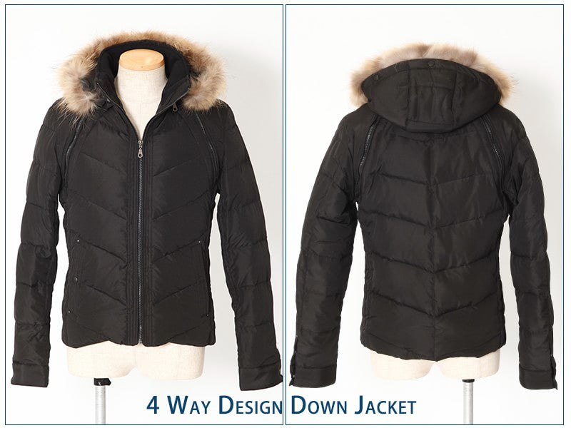 ４WAYデザインダウンジャケット