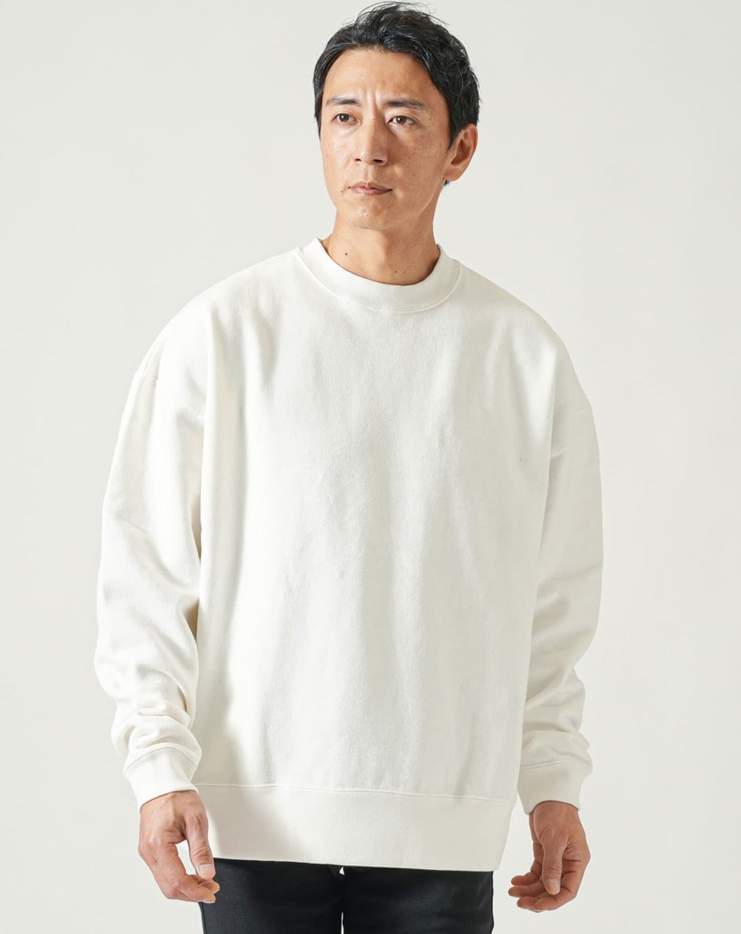 裏起毛USAコットンゆったりトレーナー