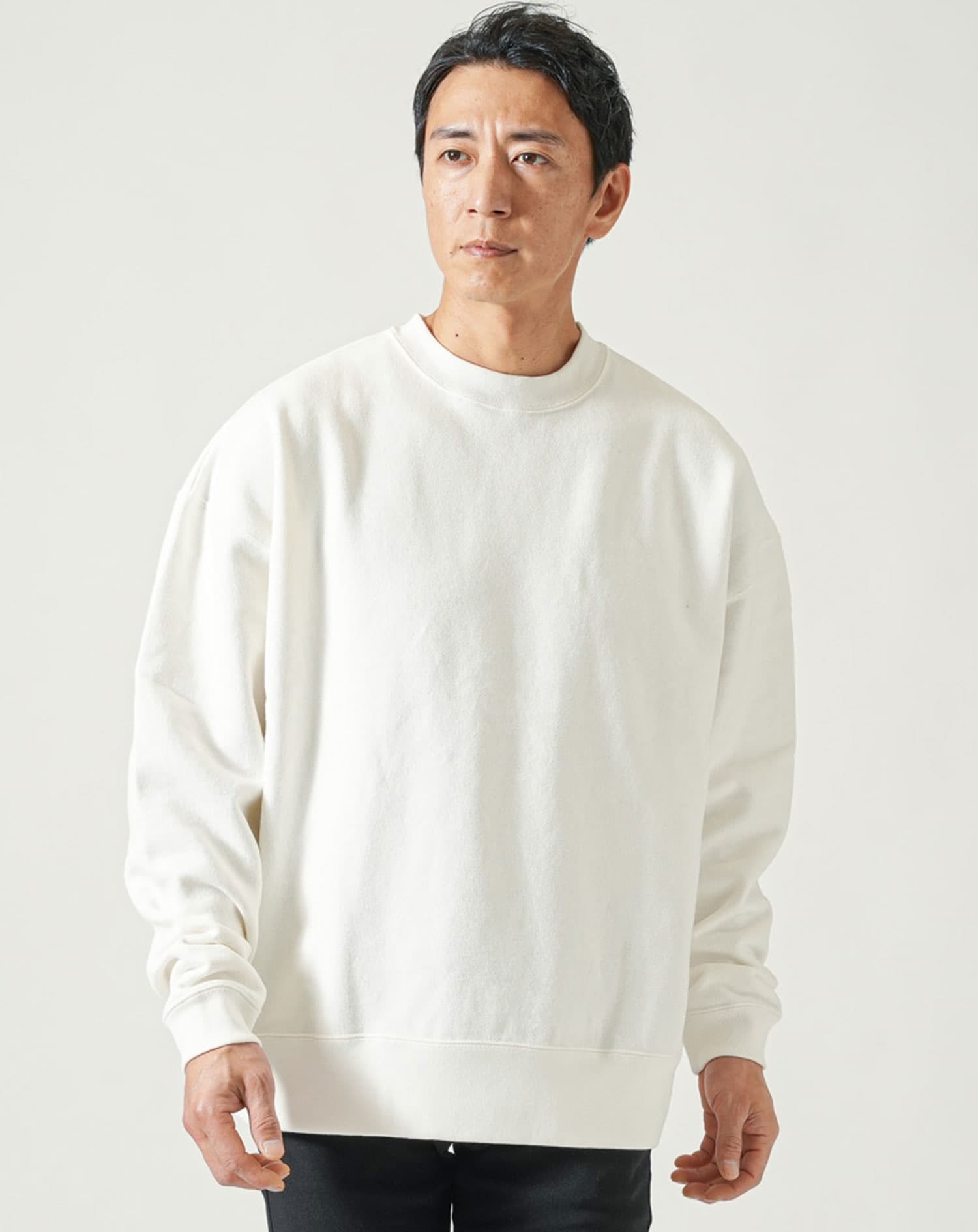 裏起毛USAコットンゆったりトレーナー