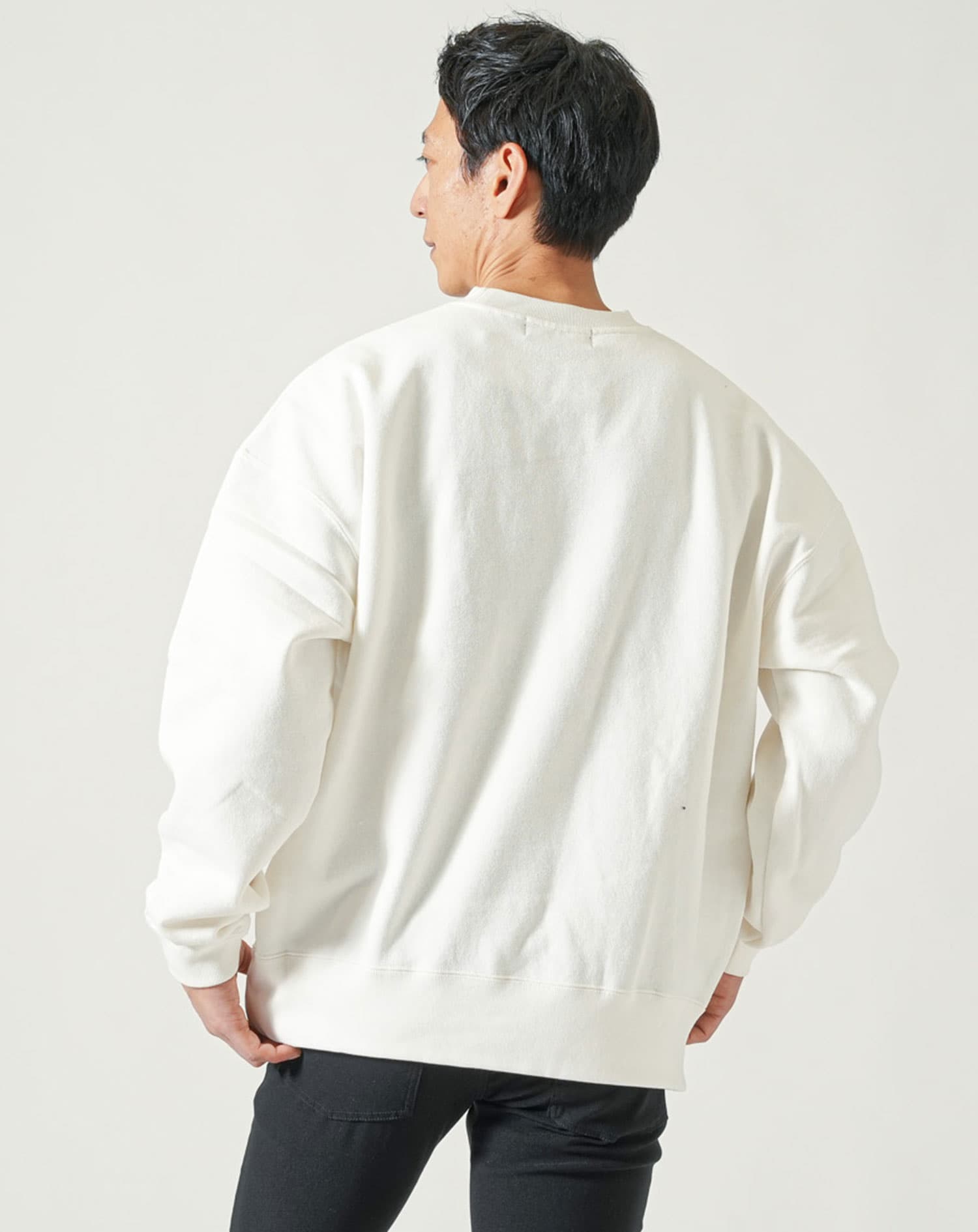 裏起毛USAコットンゆったりトレーナー
