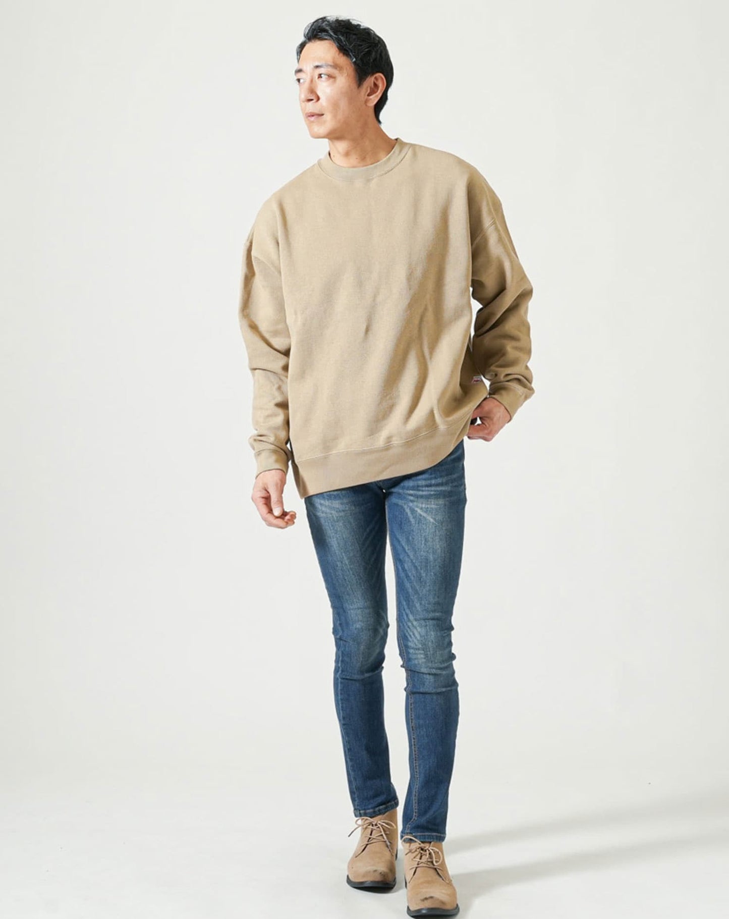 裏起毛USAコットンゆったりトレーナー