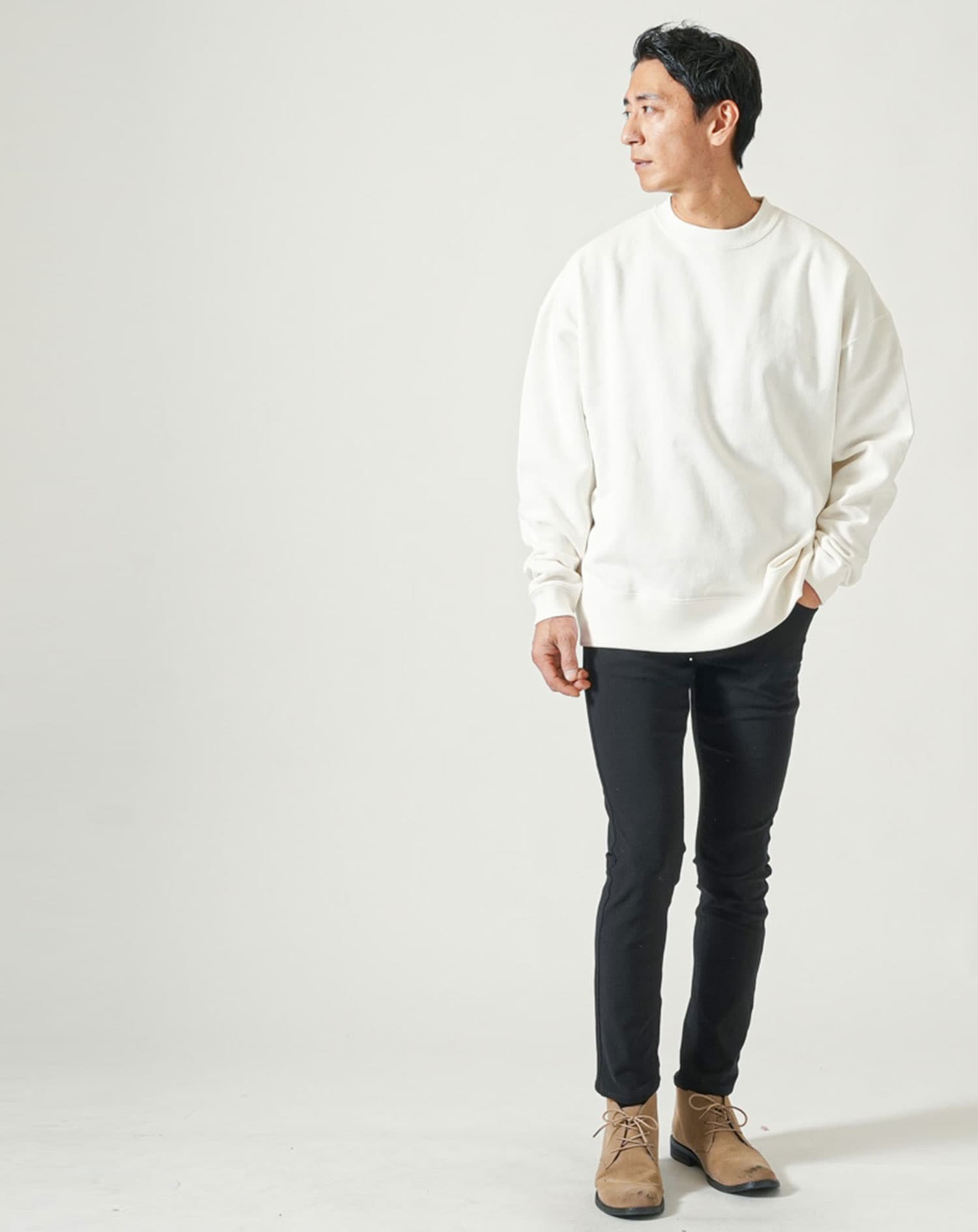 裏起毛USAコットンゆったりトレーナー