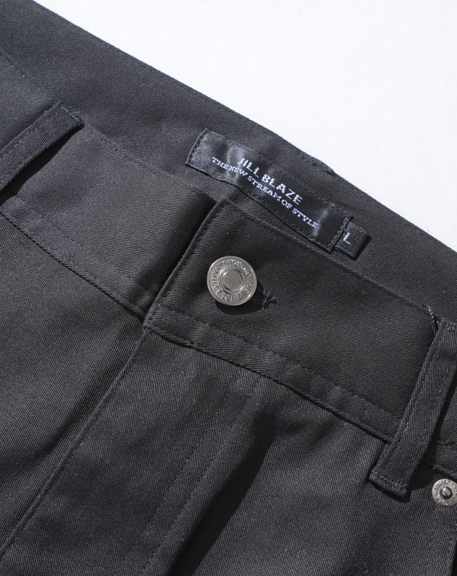 サイドジップストレッチスキニーチノカーゴクロップドパンツ