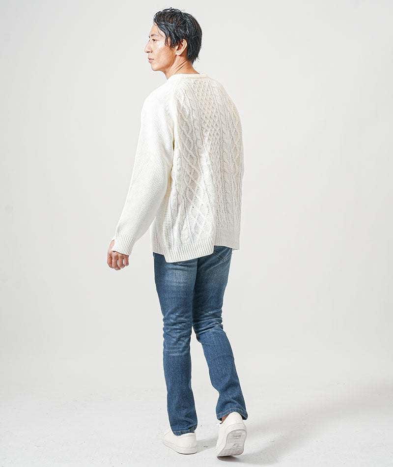 Louches オーバーサイズケーブル編みビッグニット 米津玄師さん着用