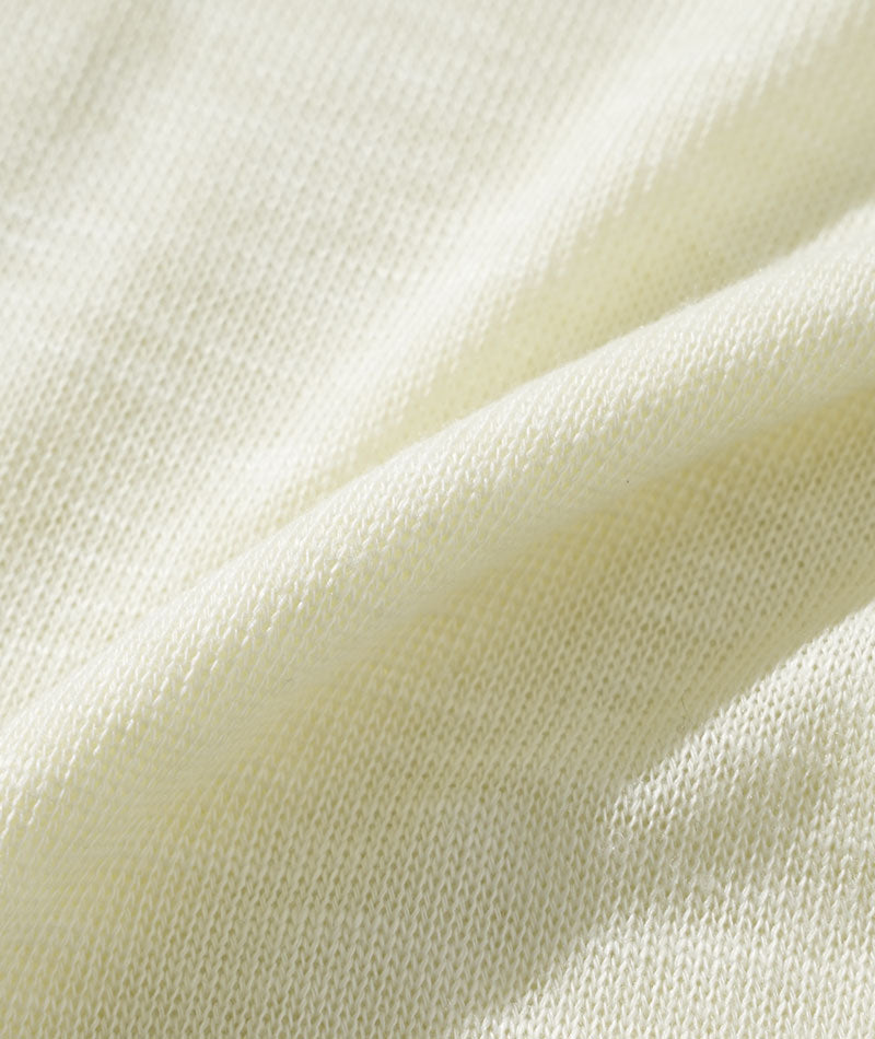 サマーニット長袖ジップアップパーカー