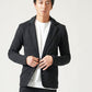 カルゼ織り美シルエット長袖テーラードジャケット