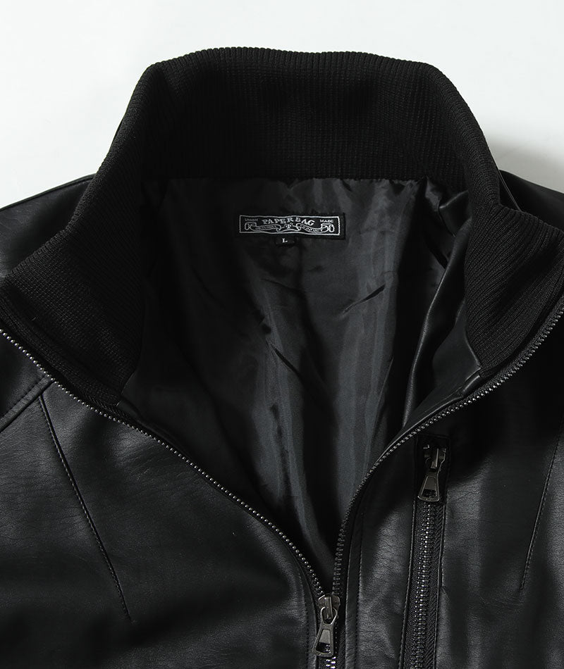 冬物　PAPER BAG コート メンズ ボタン付き ジャケット グレー 高級感
