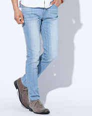 スーパーストレッチ素材スキニーテーパードカラーチノパンツ・デニムパンツ