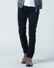 スーパーストレッチ素材スキニーテーパードカラーチノ・デニムパンツ