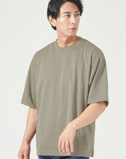 接触冷感ゆったり半袖UネックTシャツ