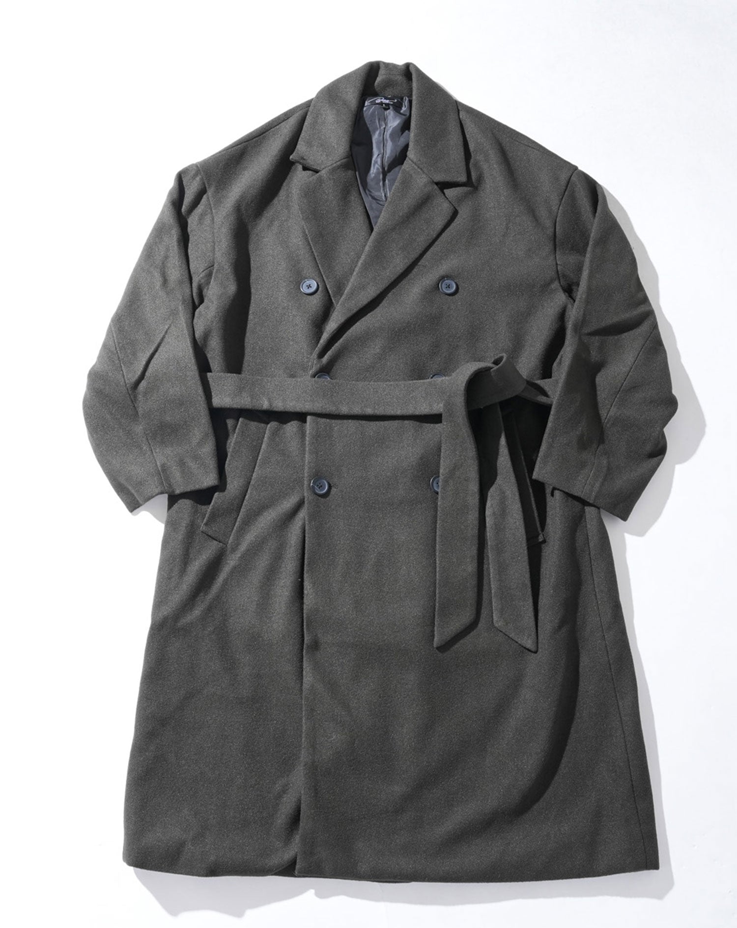 ベルト付トレンチロングコート