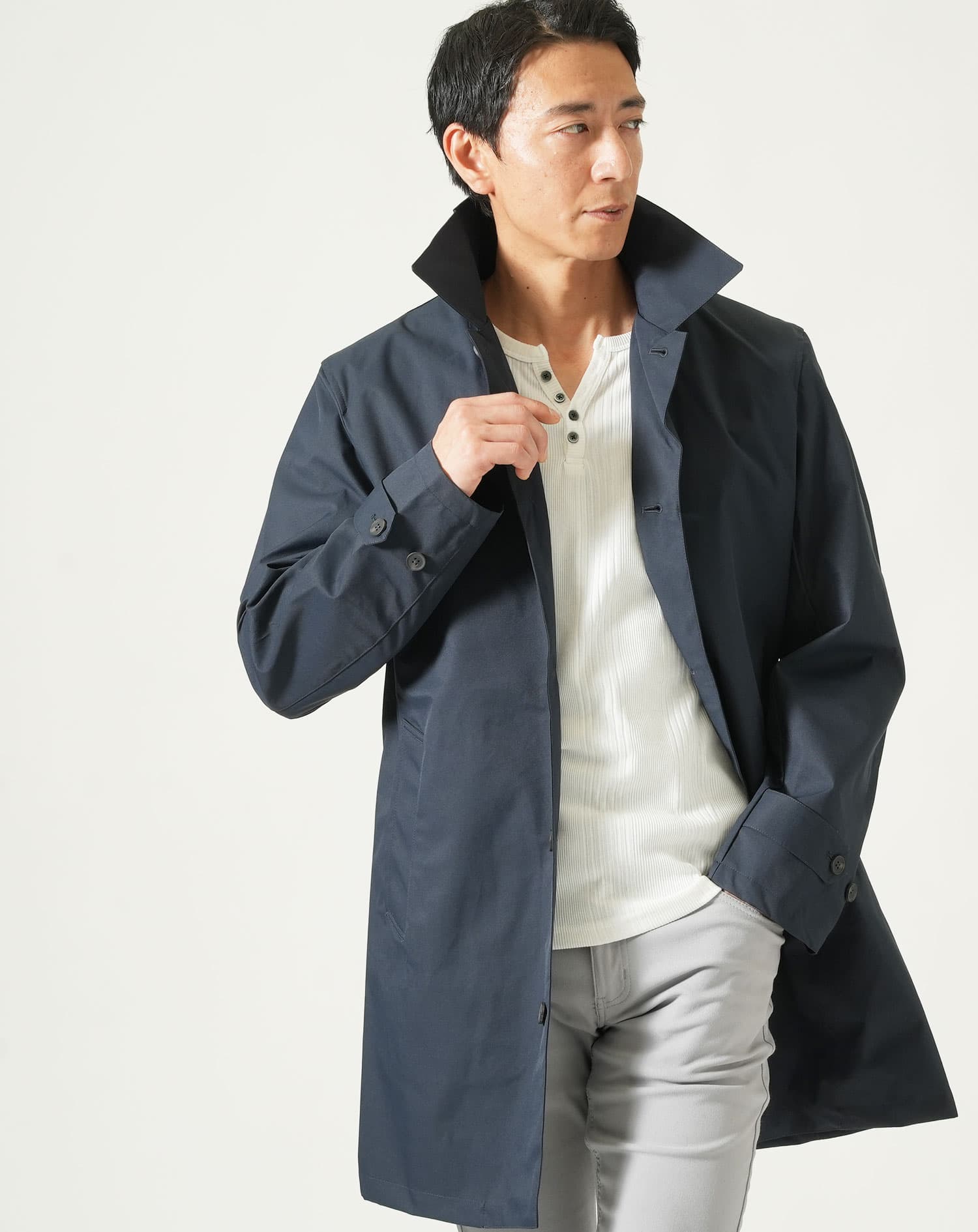 高機能ステンカラーコート