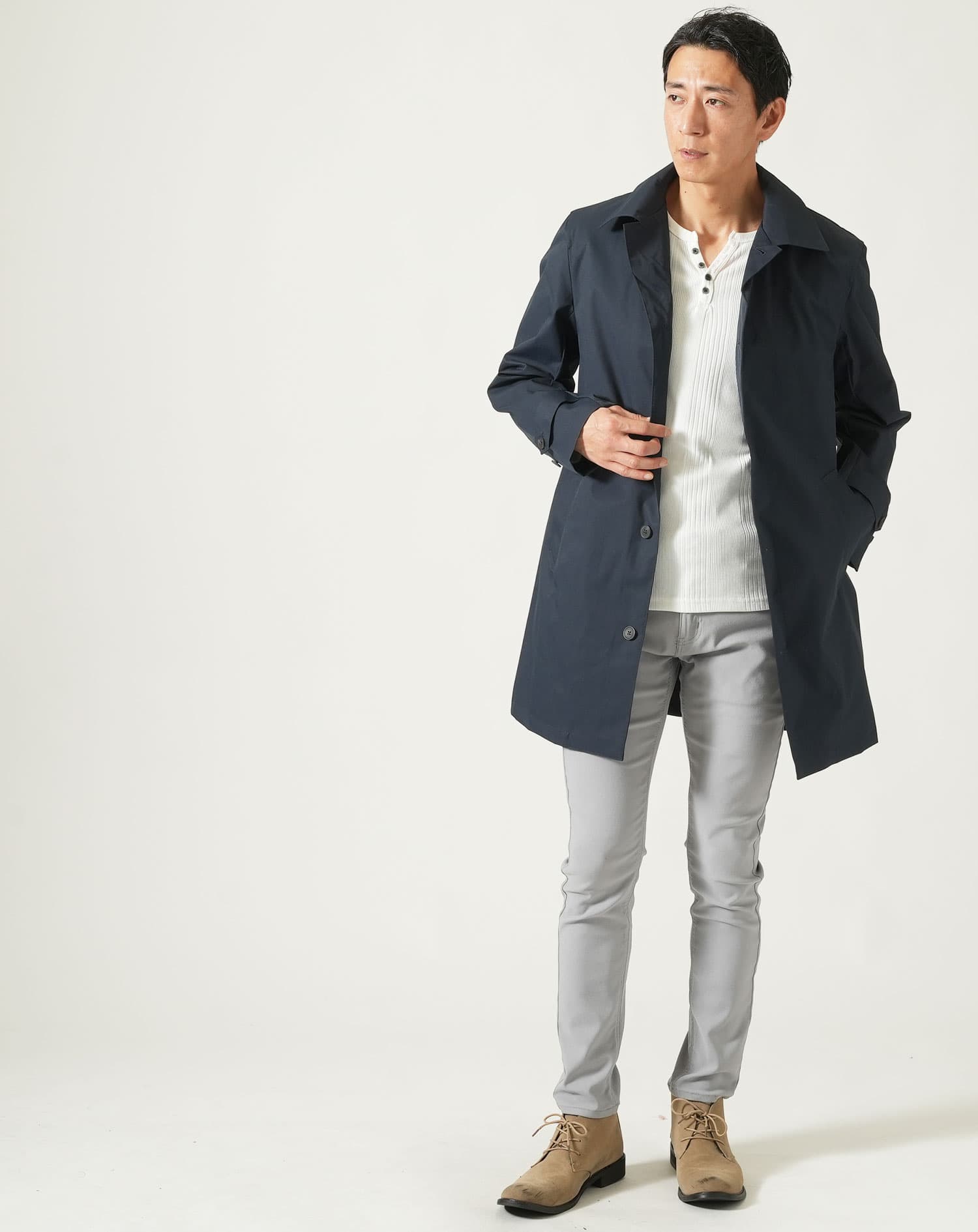 高機能ステンカラーコート