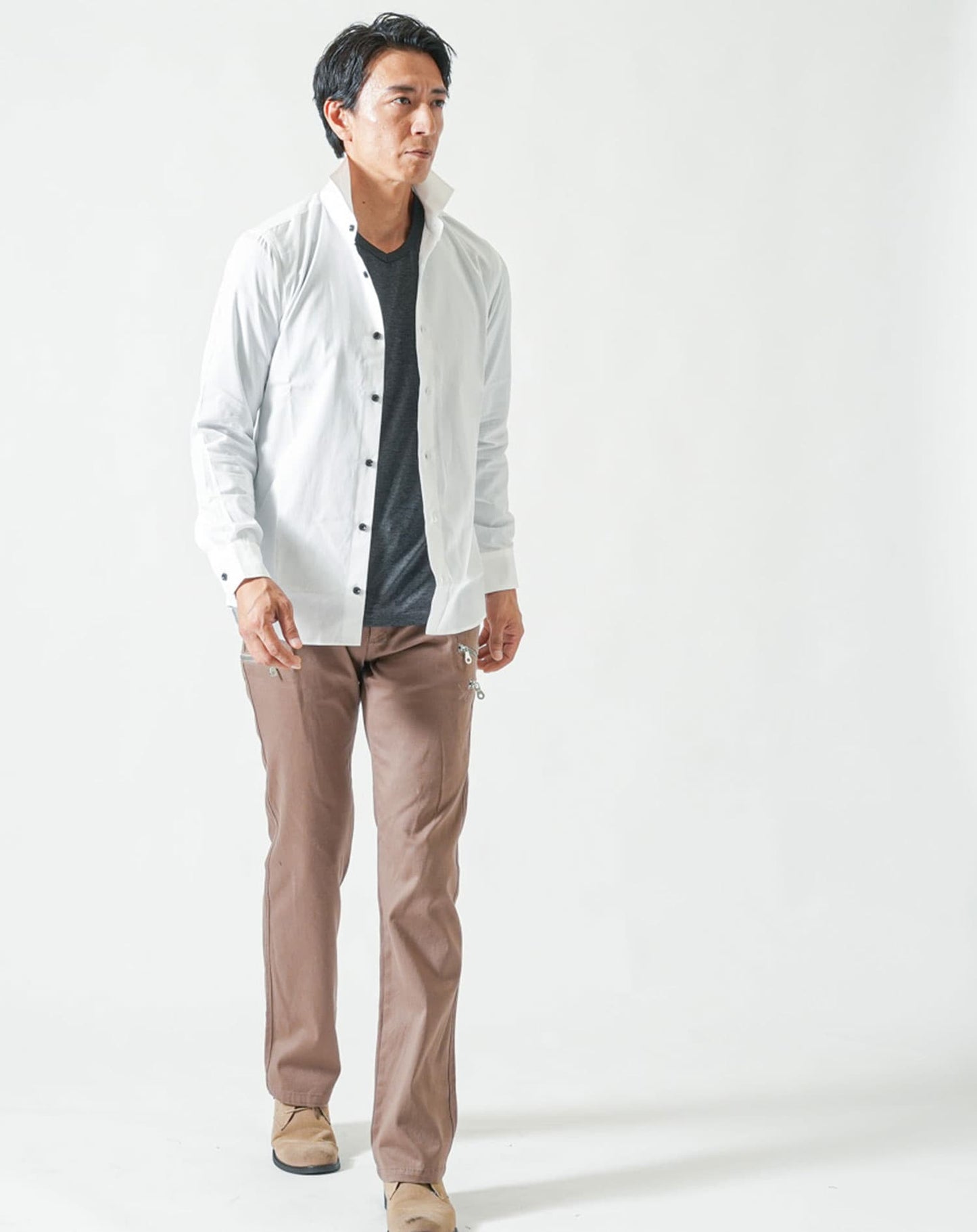 吸水速乾・UVカット・ストレッチ・カチオンドライ長袖Tシャツ