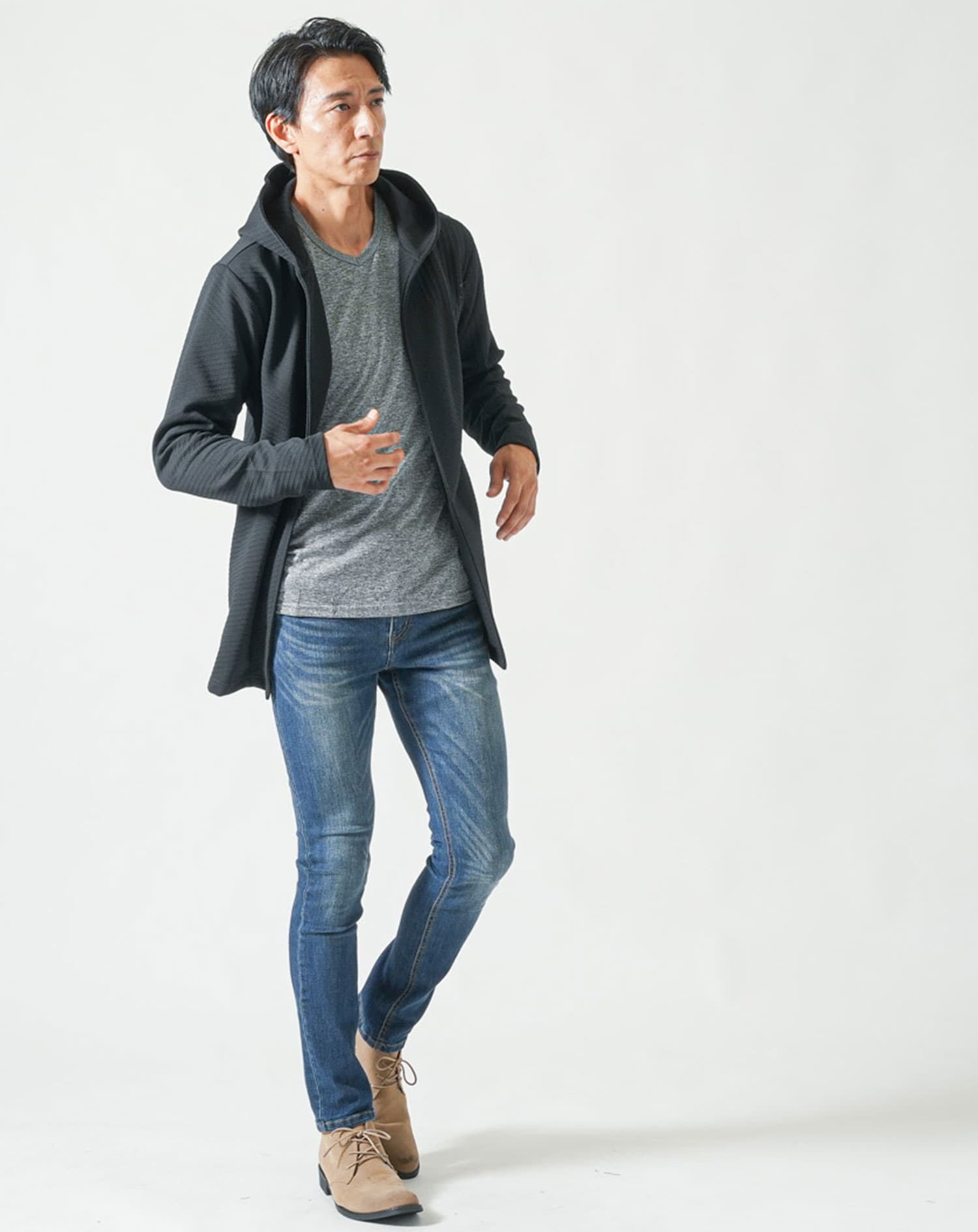 吸水速乾・UVカット・ストレッチ・カチオンドライ長袖Tシャツ