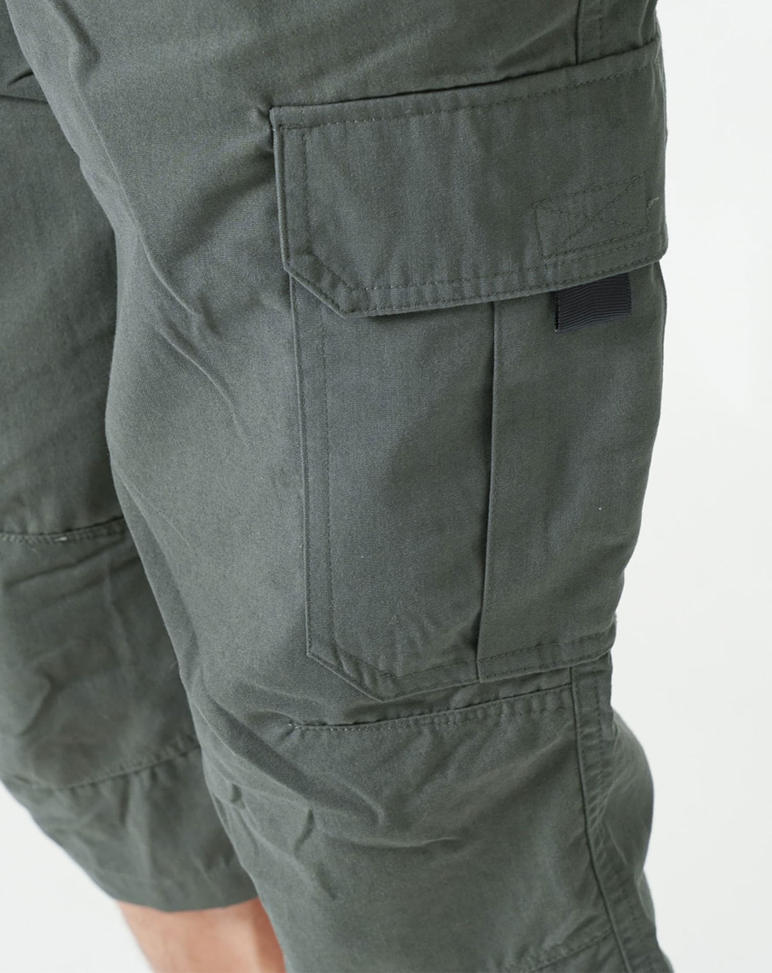 接触冷感ストレッチクロップドカーゴパンツ