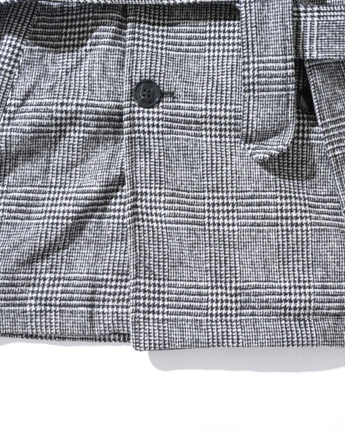 ウール混ベルト付Pコート