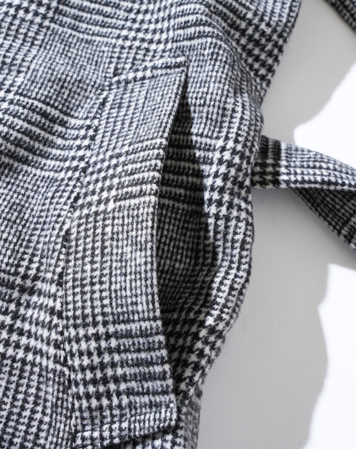 ウール混ベルト付Pコート