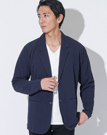 冷感速乾ストレッチカットテーラードジャケット