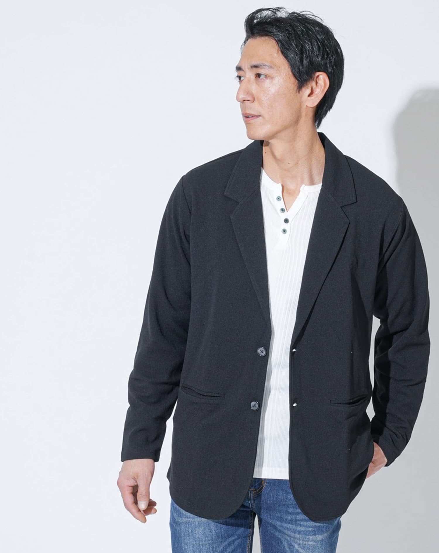 ストレッチカットテーラードジャケット