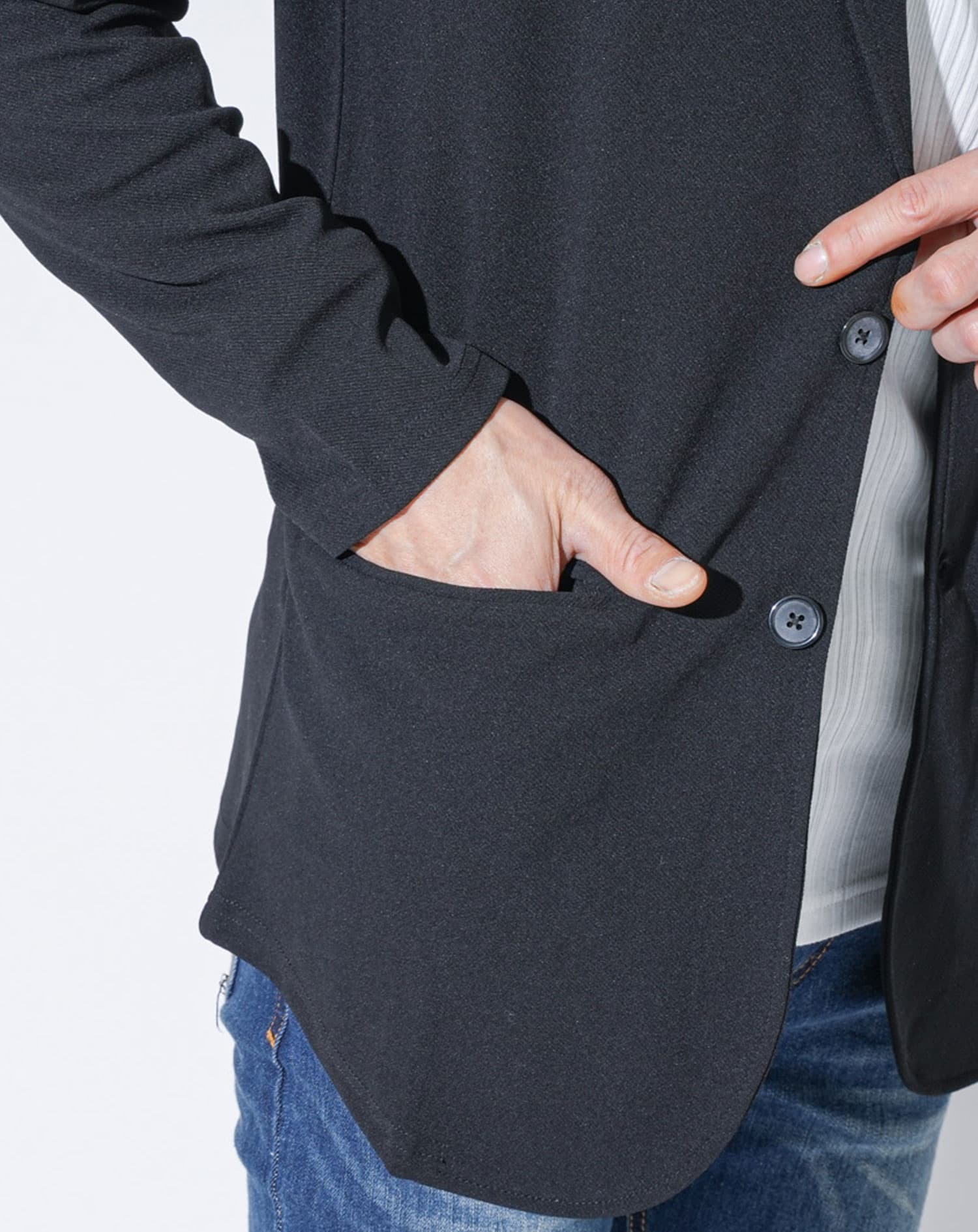 ストレッチカットテーラードジャケット