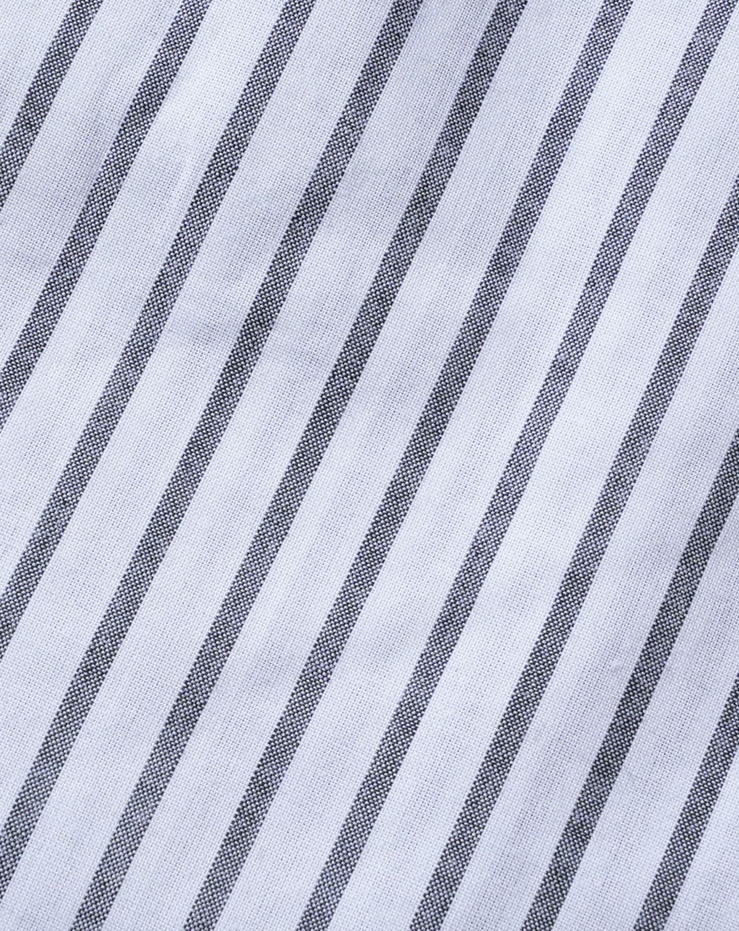 ストライプデザインブロード長袖シャツ