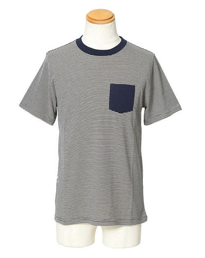 「セール商品」nano UNIVERSE　クールマックスクルーボーダーTシャツSS