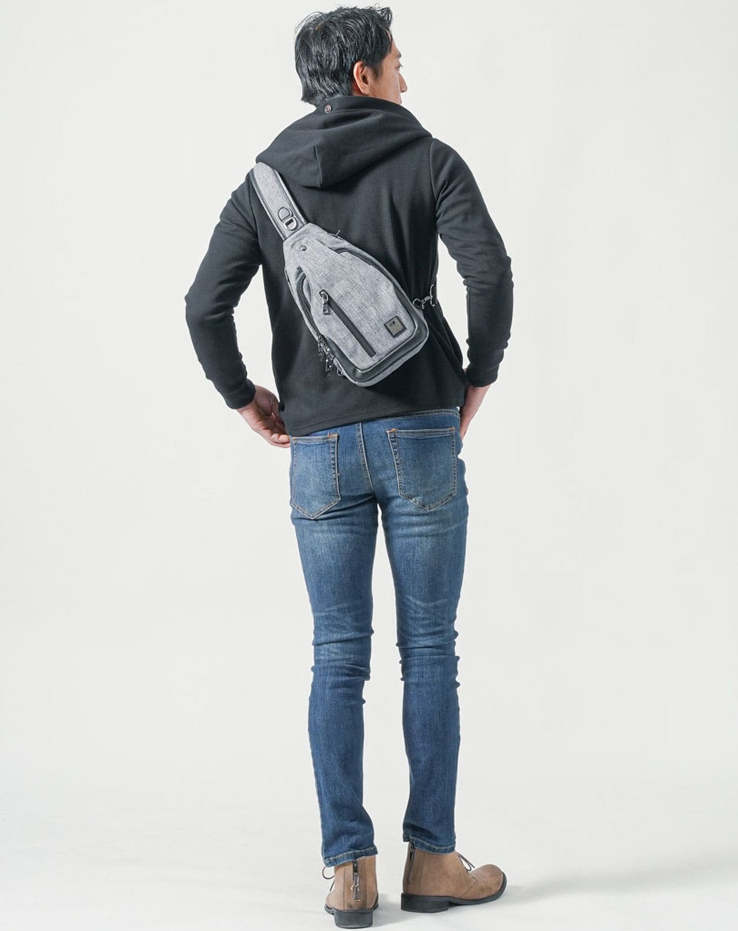 撥水加工斜めがけコンパクトボディバッグ