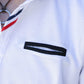 トリコロールデザインフェイクポケット半袖ポロシャツ