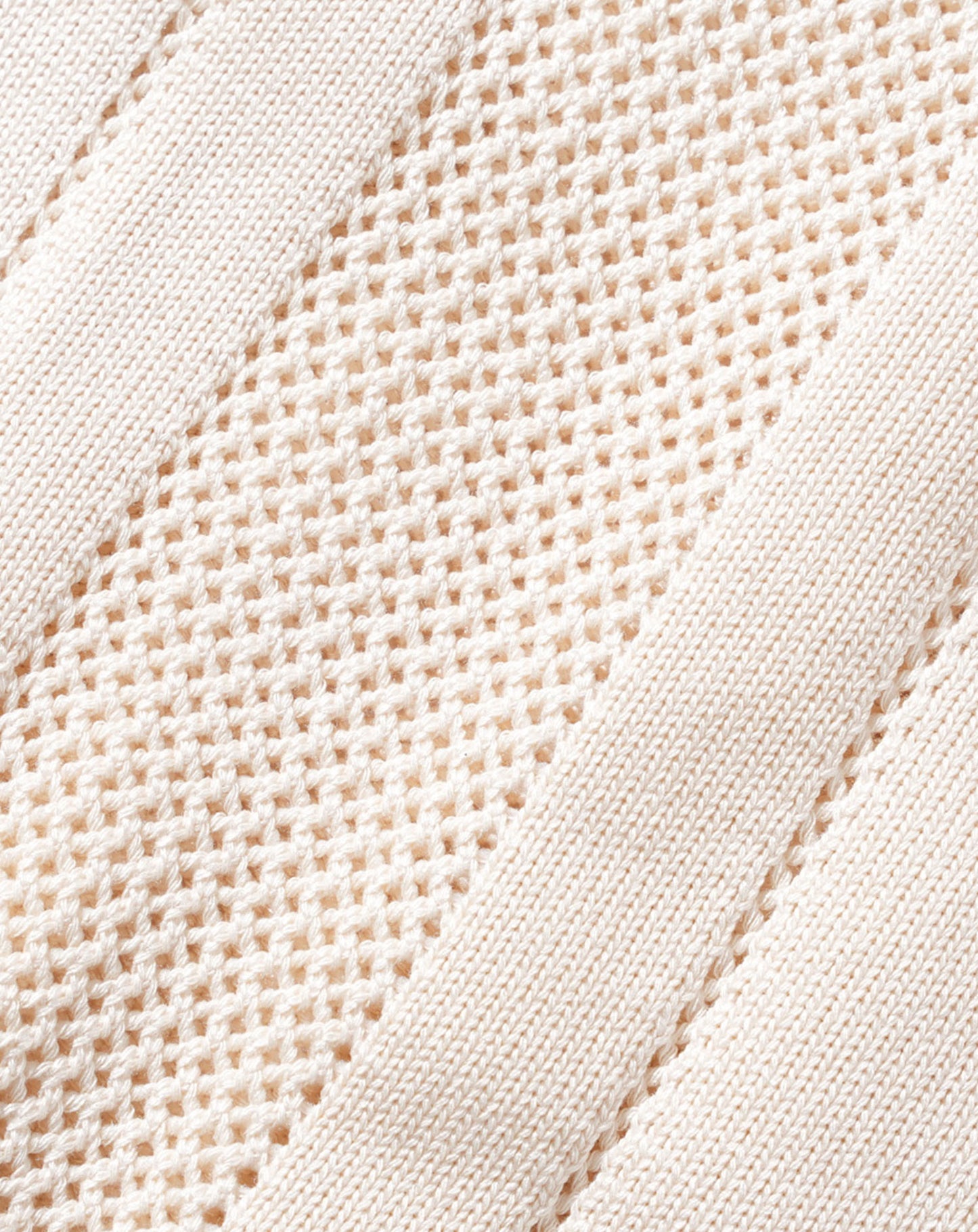 メッシュスキッパー半袖ニットポロシャツ