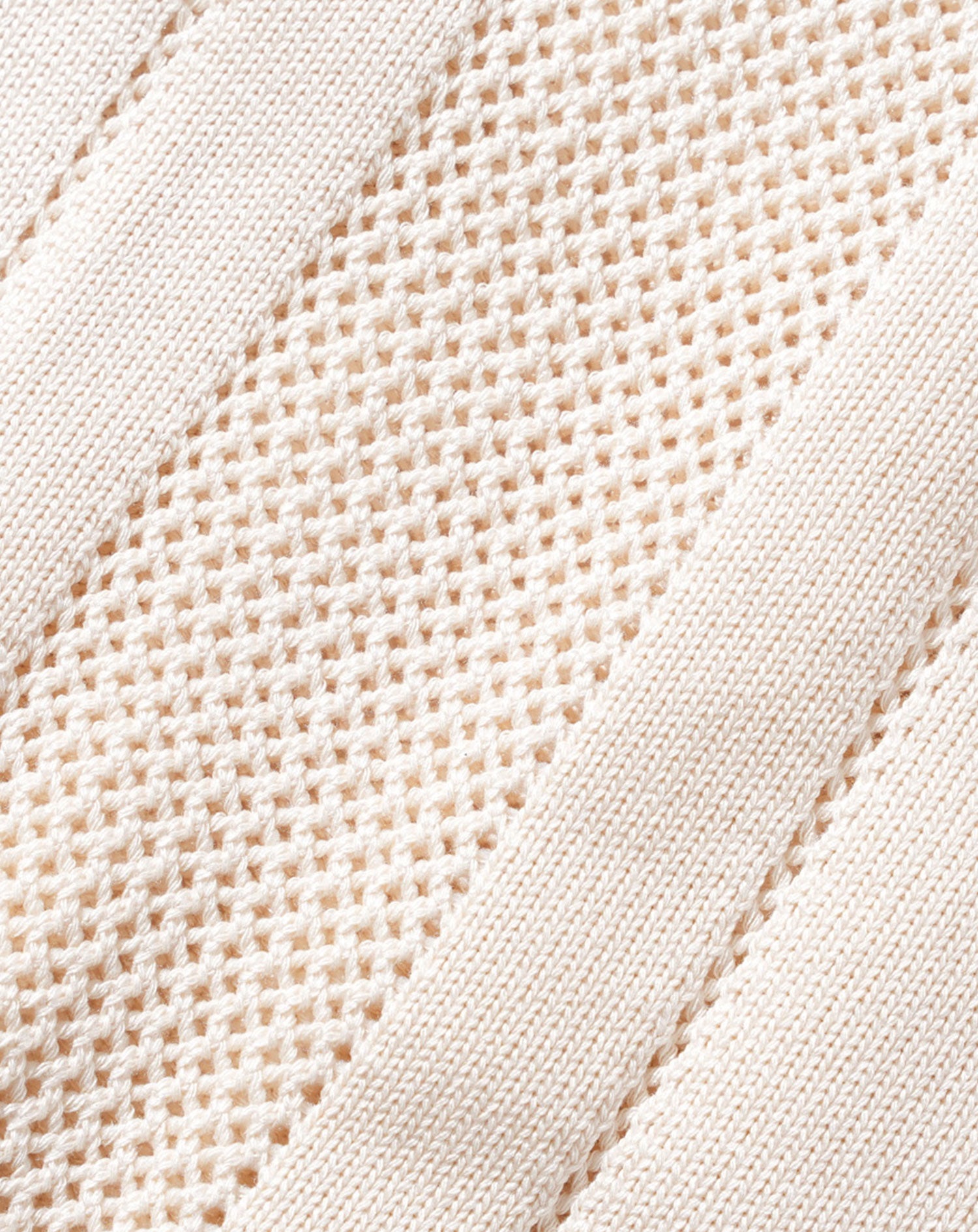 メッシュスキッパー半袖ニットポロシャツ