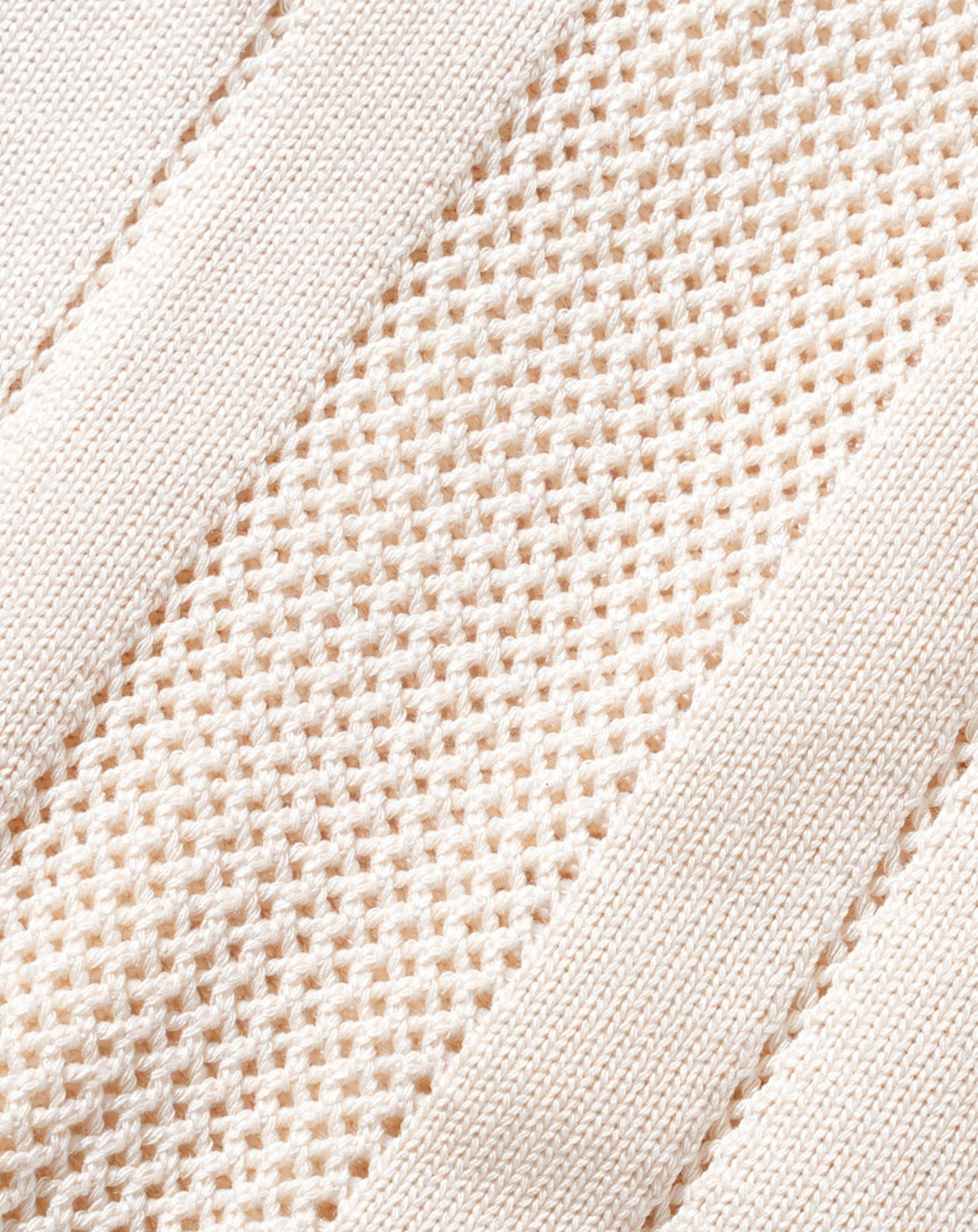 メッシュスキッパー半袖ニットポロシャツ