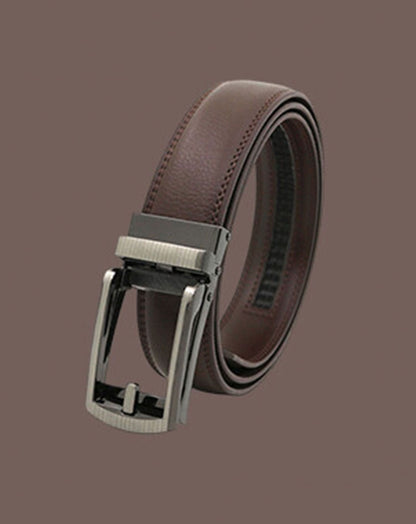 オートロック式本革レザーベルト