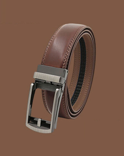 オートロック式本革レザーベルト