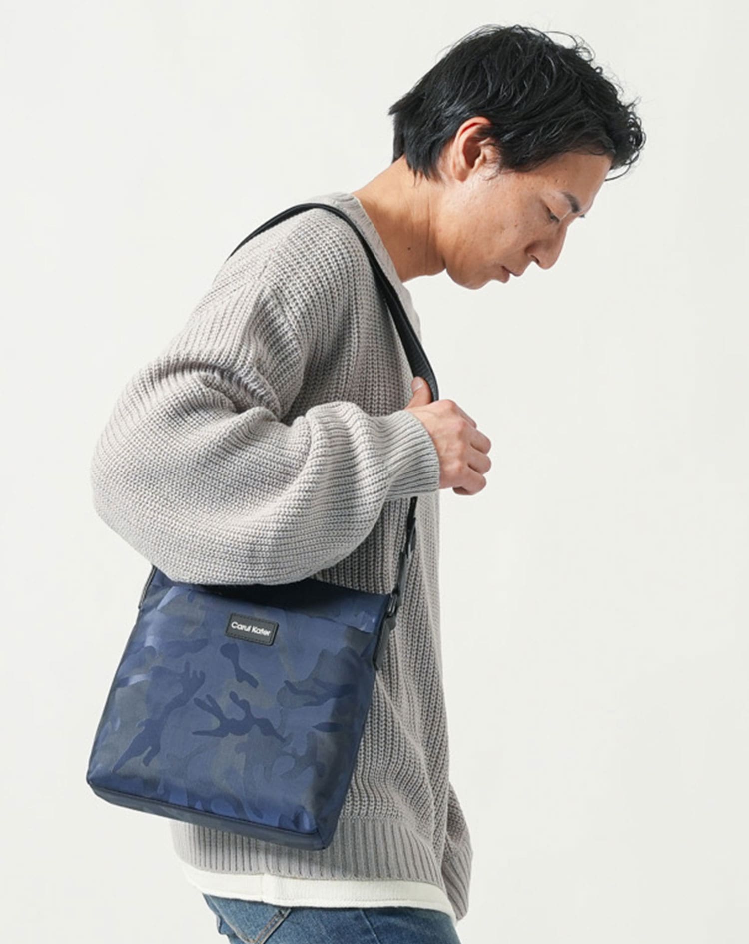 カモフラージュ柄ショルダーバッグ ショルダーバッグ メンズ おしゃれ