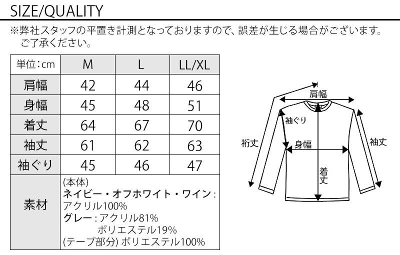 アラン編みトリコロールショールカラーカーディガン
