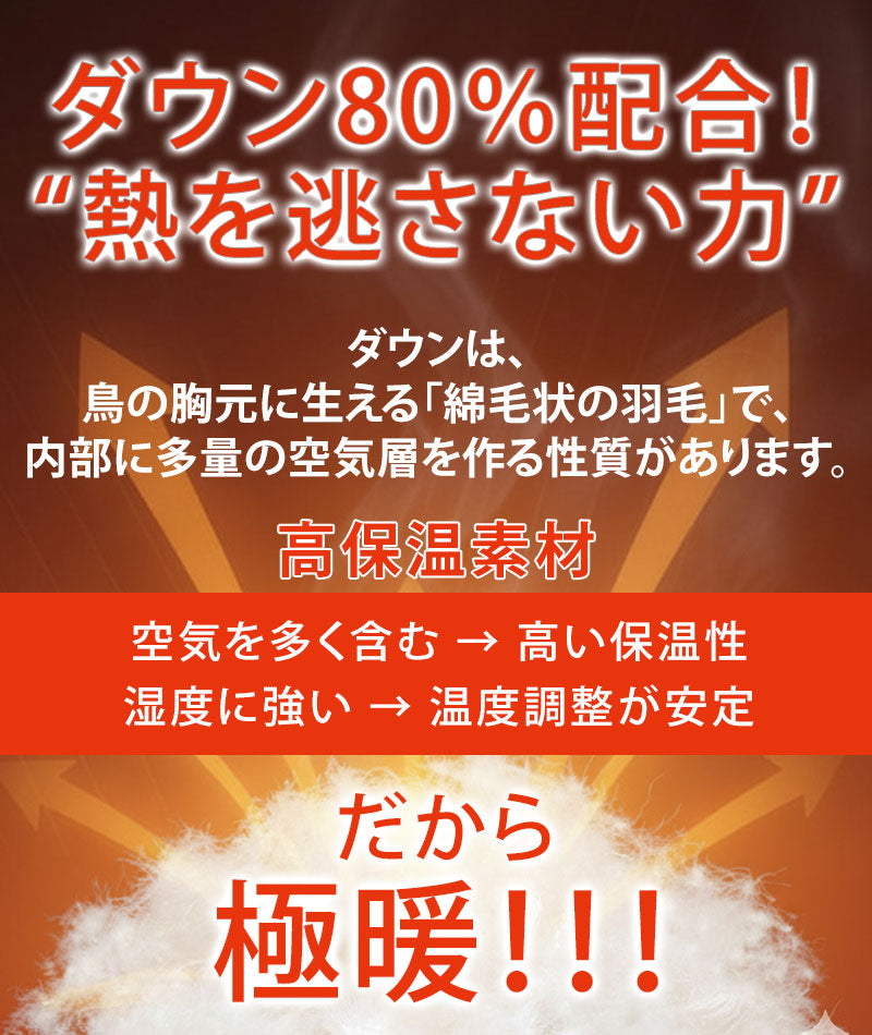 スリムフィットフード付きダウンジャケット