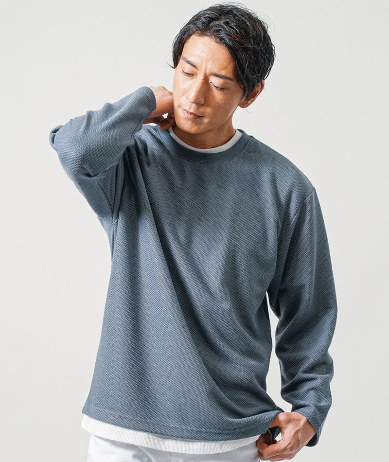 2枚セット Tシャツ カットソー メンズ ロンT おしゃれ ブランド 人気