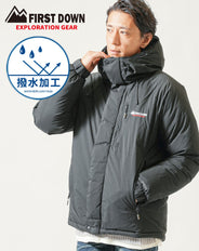 ファーストダウン(FIRST DOWN)撥水加工ボリュームネック中綿ジャケット