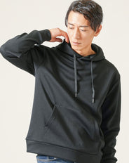 ミラノリブ長袖プルオーバーパーカー