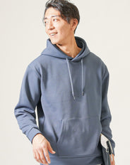 ミラノリブ長袖プルオーバーパーカー