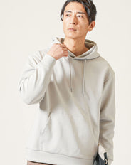 ミラノリブ長袖プルオーバーパーカー