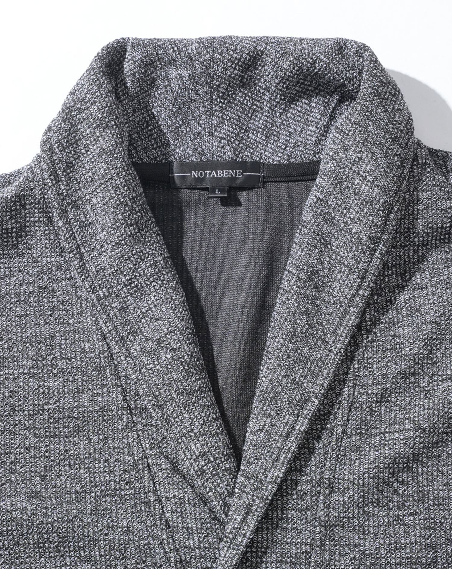 メランジショールカラー長袖カーディガン カーディガン メンズ