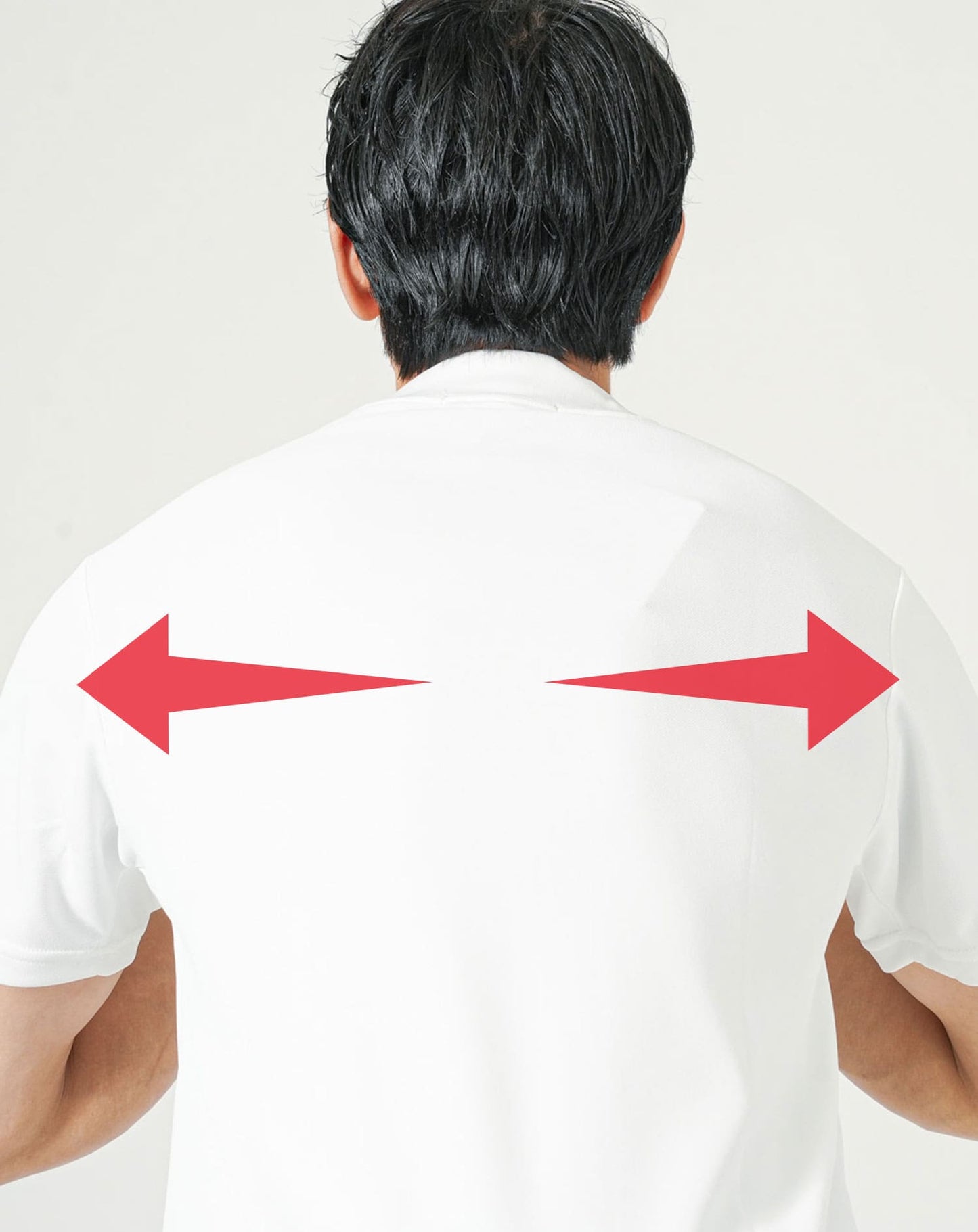 ジャケットのインナー専用　接触冷感・汗染み軽減半袖Tシャツ